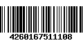 Código de Barras 4260167511108