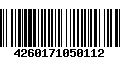 Código de Barras 4260171050112