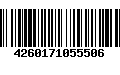 Código de Barras 4260171055506