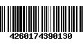 Código de Barras 4260174390130