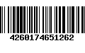 Código de Barras 4260174651262