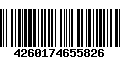 Código de Barras 4260174655826