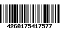 Código de Barras 4260175417577