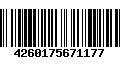 Código de Barras 4260175671177