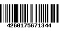 Código de Barras 4260175671344