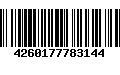 Código de Barras 4260177783144