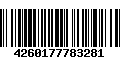 Código de Barras 4260177783281