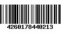 Código de Barras 4260178440213