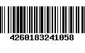 Código de Barras 4260183241058