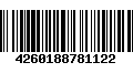 Código de Barras 4260188781122