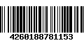 Código de Barras 4260188781153