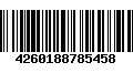 Código de Barras 4260188785458