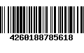 Código de Barras 4260188785618