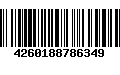 Código de Barras 4260188786349