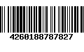 Código de Barras 4260188787827