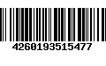 Código de Barras 4260193515477