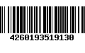 Código de Barras 4260193519130