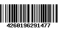 Código de Barras 4260196291477