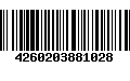 Código de Barras 4260203881028