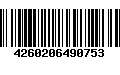 Código de Barras 4260206490753