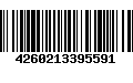 Código de Barras 4260213395591