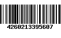 Código de Barras 4260213395607