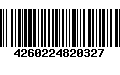 Código de Barras 4260224820327