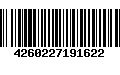 Código de Barras 4260227191622