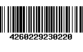 Código de Barras 4260229230220