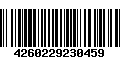 Código de Barras 4260229230459