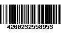 Código de Barras 4260232558953