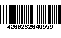 Código de Barras 4260232640559