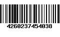 Código de Barras 4260237454038