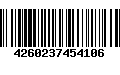 Código de Barras 4260237454106