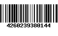 Código de Barras 4260239380144