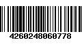 Código de Barras 4260248060778