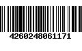 Código de Barras 4260248061171