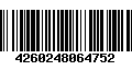 Código de Barras 4260248064752