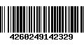 Código de Barras 4260249142329