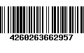 Código de Barras 4260263662957