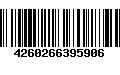 Código de Barras 4260266395906