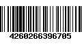 Código de Barras 4260266396705