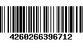 Código de Barras 4260266396712