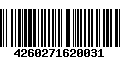 Código de Barras 4260271620031