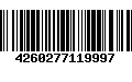 Código de Barras 4260277119997