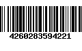 Código de Barras 4260283594221