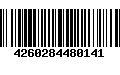 Código de Barras 4260284480141