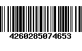 Código de Barras 4260285074653