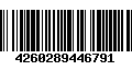 Código de Barras 4260289446791