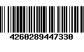 Código de Barras 4260289447330